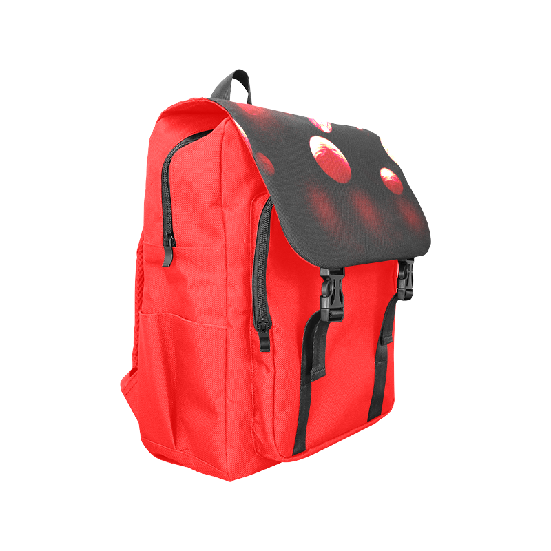 Crimson Orbs Casual Shoulders Backpack (Model 1623)
