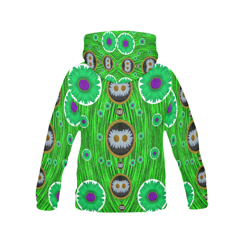 Garden Lovers All Over Print Hoodie for Women (USA Size) (Model H13)