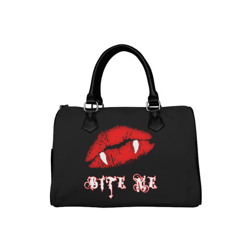 Bite Me Vampire Goth Boston Handbag (Model 1621)