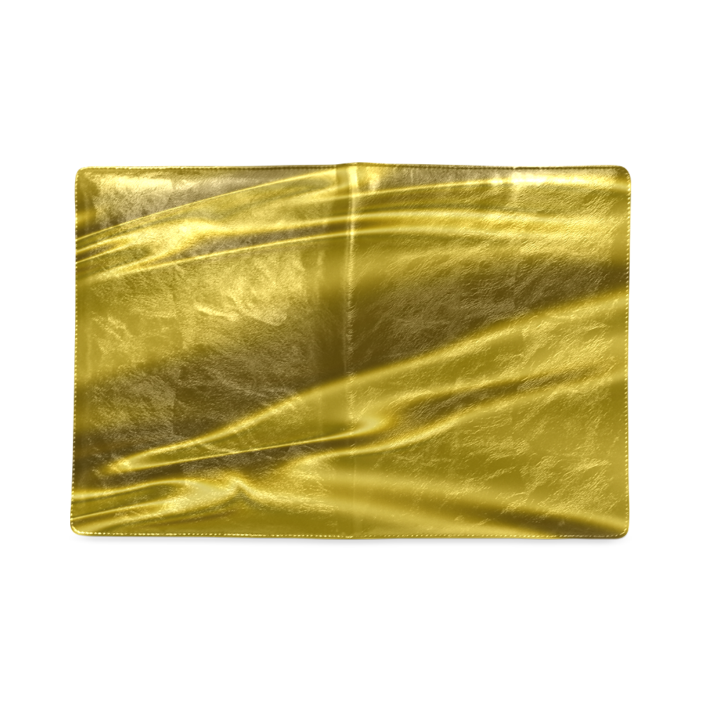 Gold satin 3D texture Custom NoteBook B5