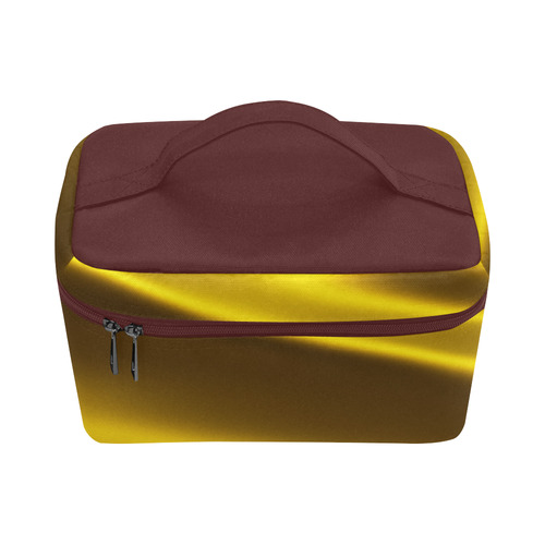 Vivid gold abstract colors Cosmetic Bag/Large (Model 1658)