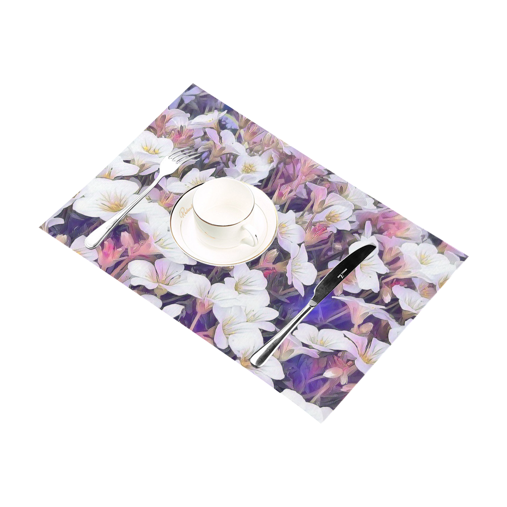 Floral ArtStudio 34 A by JamColors Placemat 12’’ x 18’’ (Set of 2)
