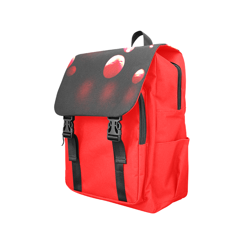 Crimson Orbs Casual Shoulders Backpack (Model 1623)
