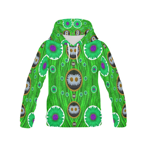 Garden Lovers All Over Print Hoodie for Women (USA Size) (Model H13)