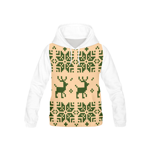 Kids artistic hoodie : FOLK Blocks All Over Print Hoodie for Kid (USA Size) (Model H13)