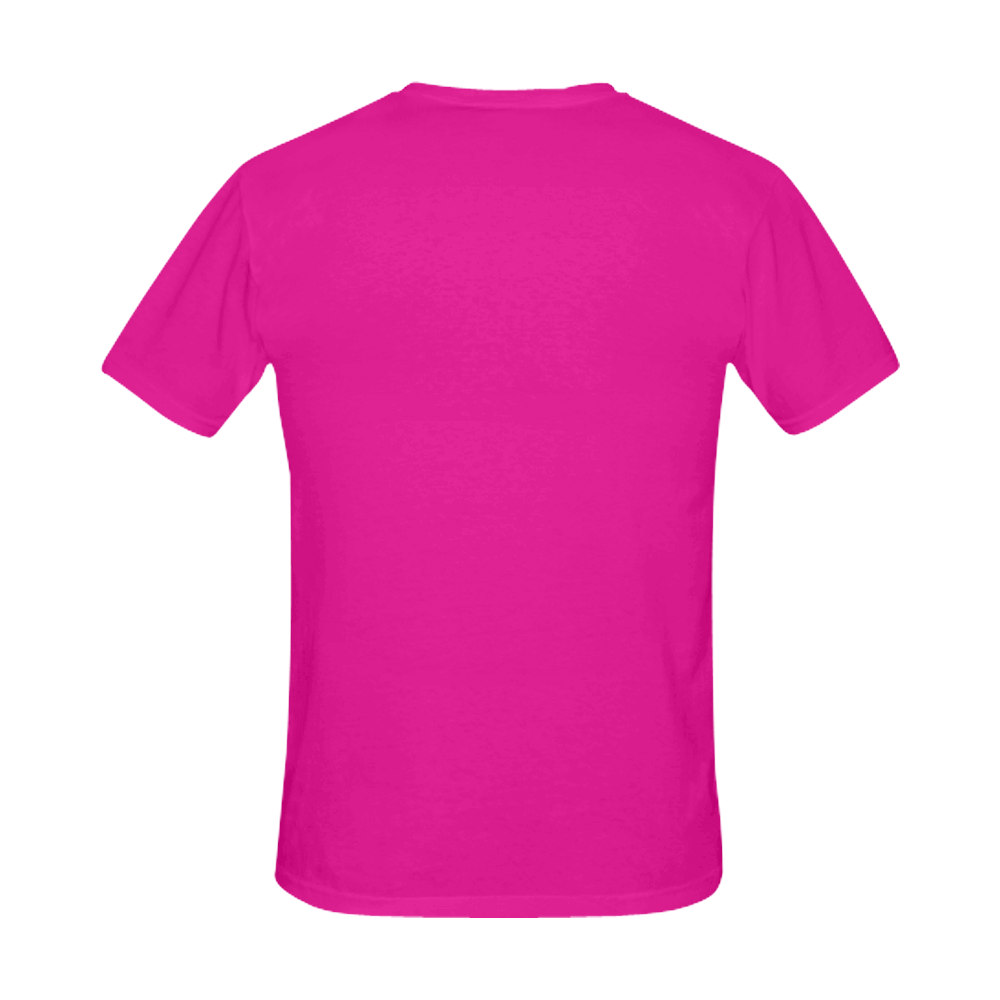 Designers t-shirt PINK with Mandala art / Natural edition. Designers t-shirt. All Over Print T-Shirt for Men (USA Size) (Model T40)