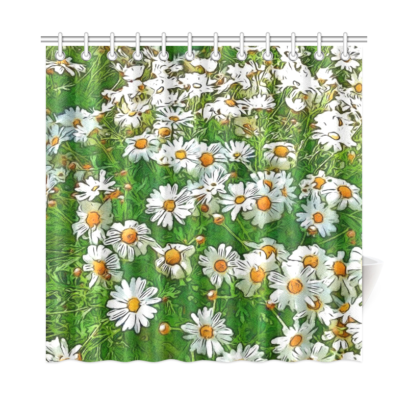 Floral ArtStudio 36A by JamColors Shower Curtain 72"x72"