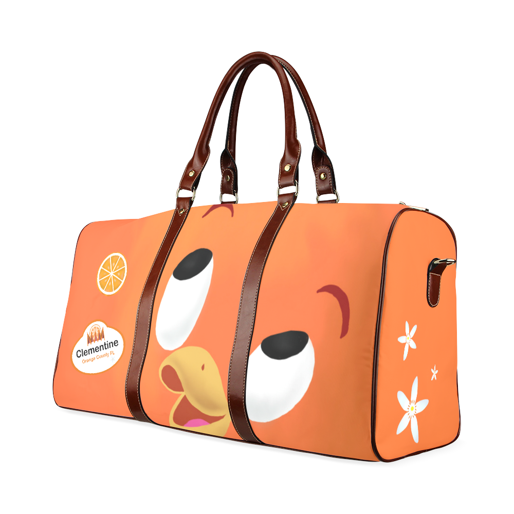 orange bird Waterproof Travel Bag/Large (Model 1639)