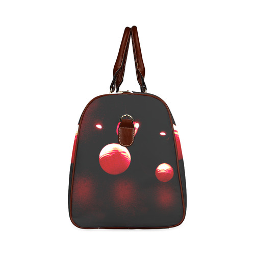 Crimson Orbs Waterproof Travel Bag/Small (Model 1639)