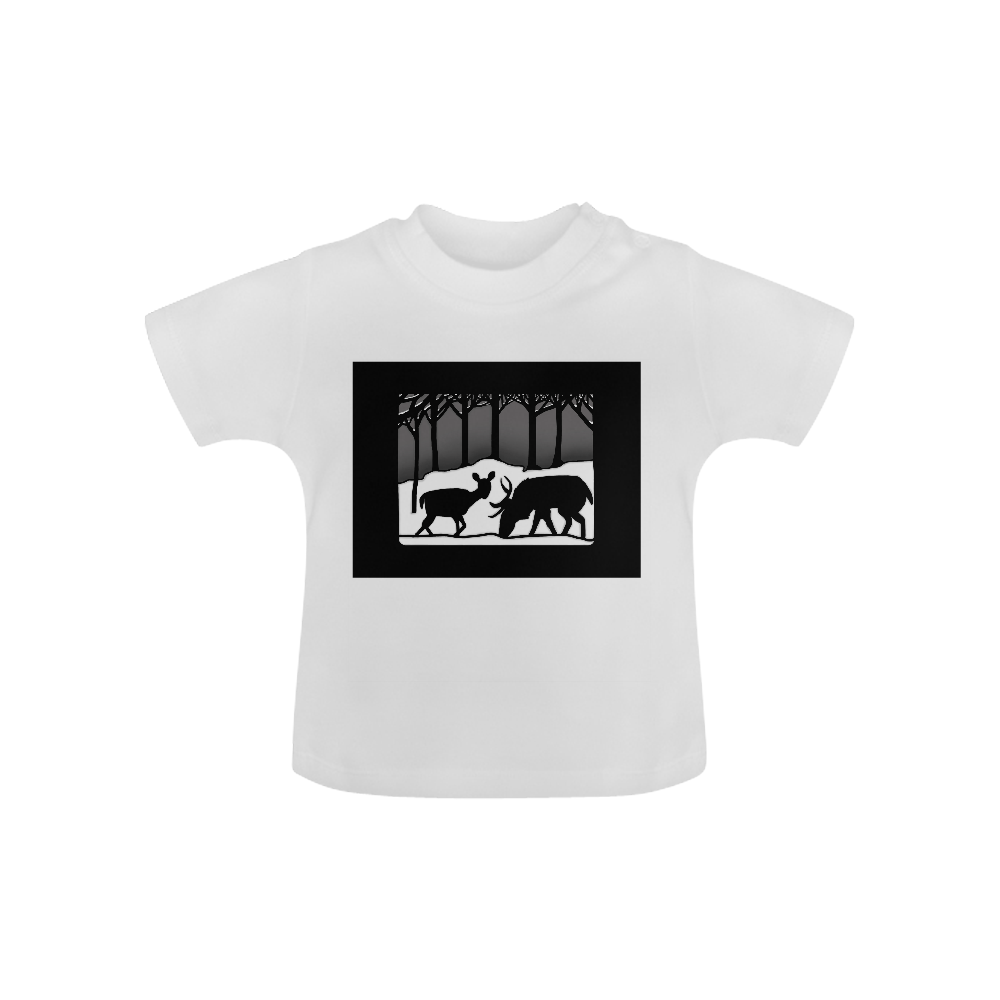 Snow Deer Baby Classic T-Shirt (Model T30)