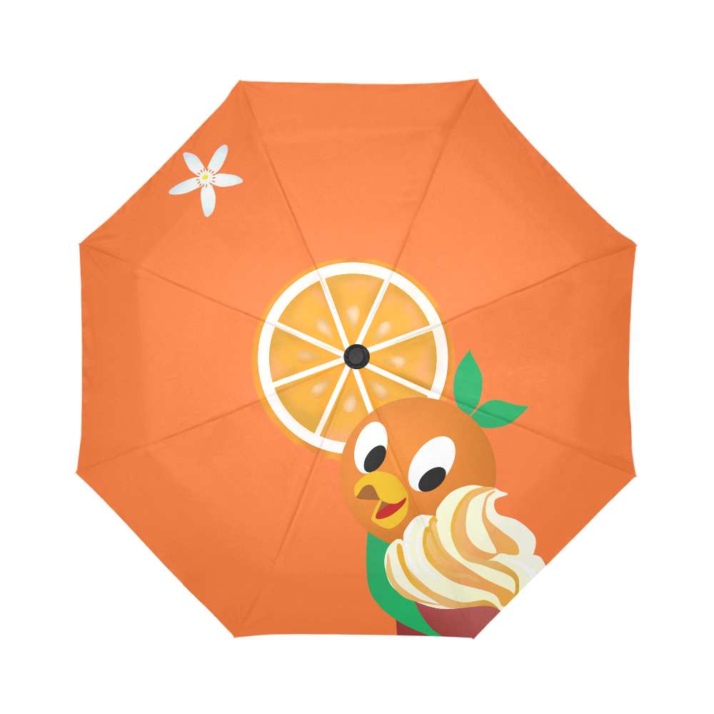 orange bird citrus Auto-Foldable Umbrella (Model U04)