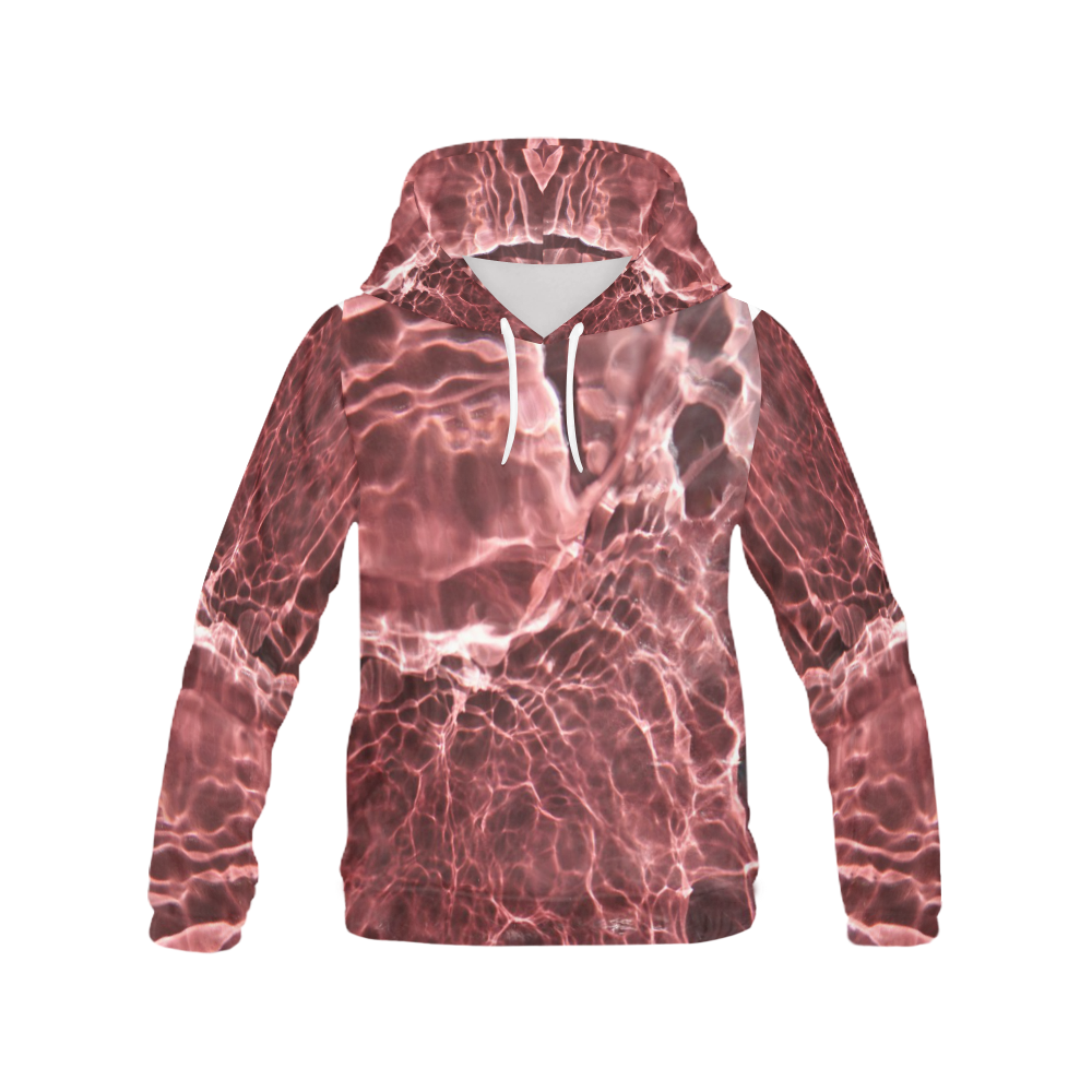 strawberry full moon All Over Print Hoodie for Women (USA Size) (Model H13)