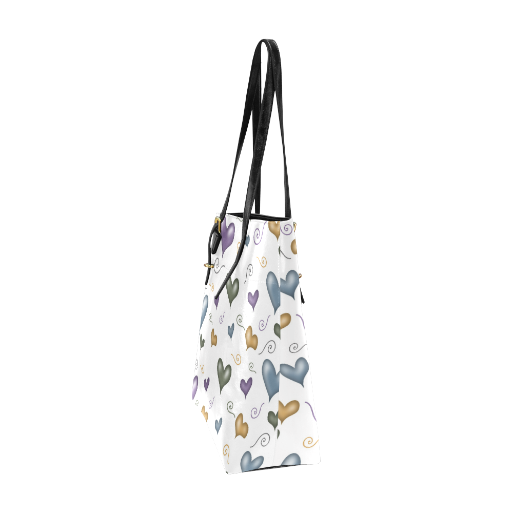 Heart Euramerican Tote Bag/Small (Model 1655)