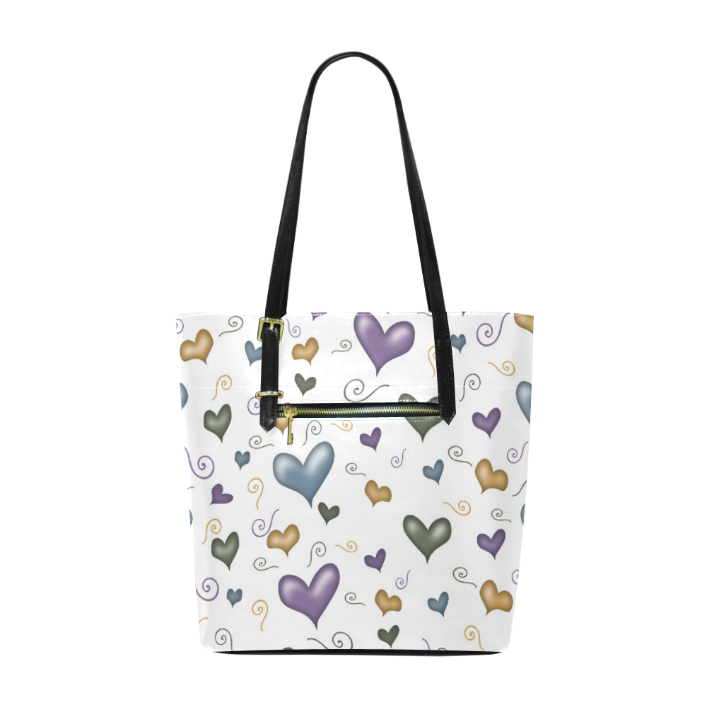 Heart Euramerican Tote Bag/Small (Model 1655)