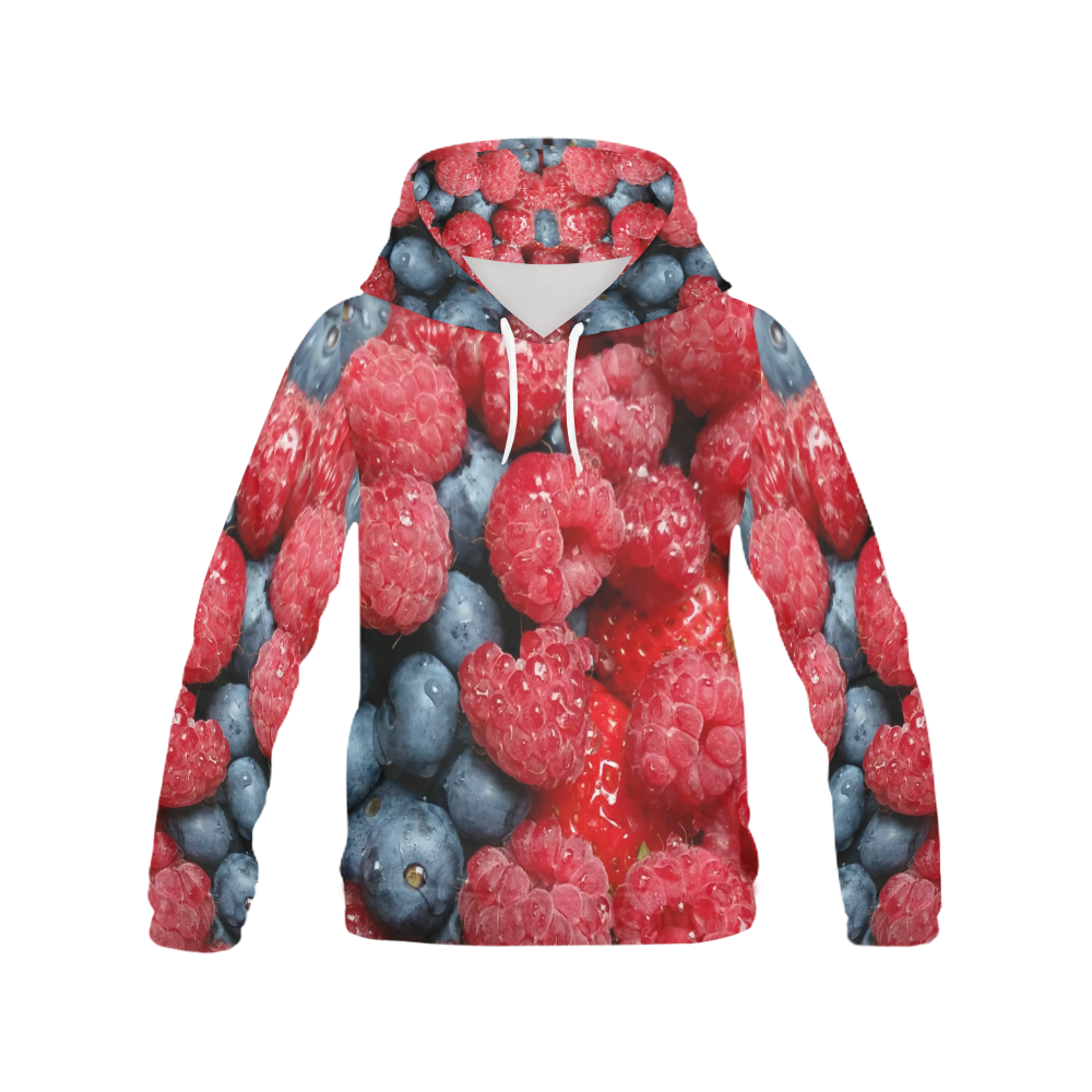 Berries All Over Print Hoodie for Men (USA Size) (Model H13)