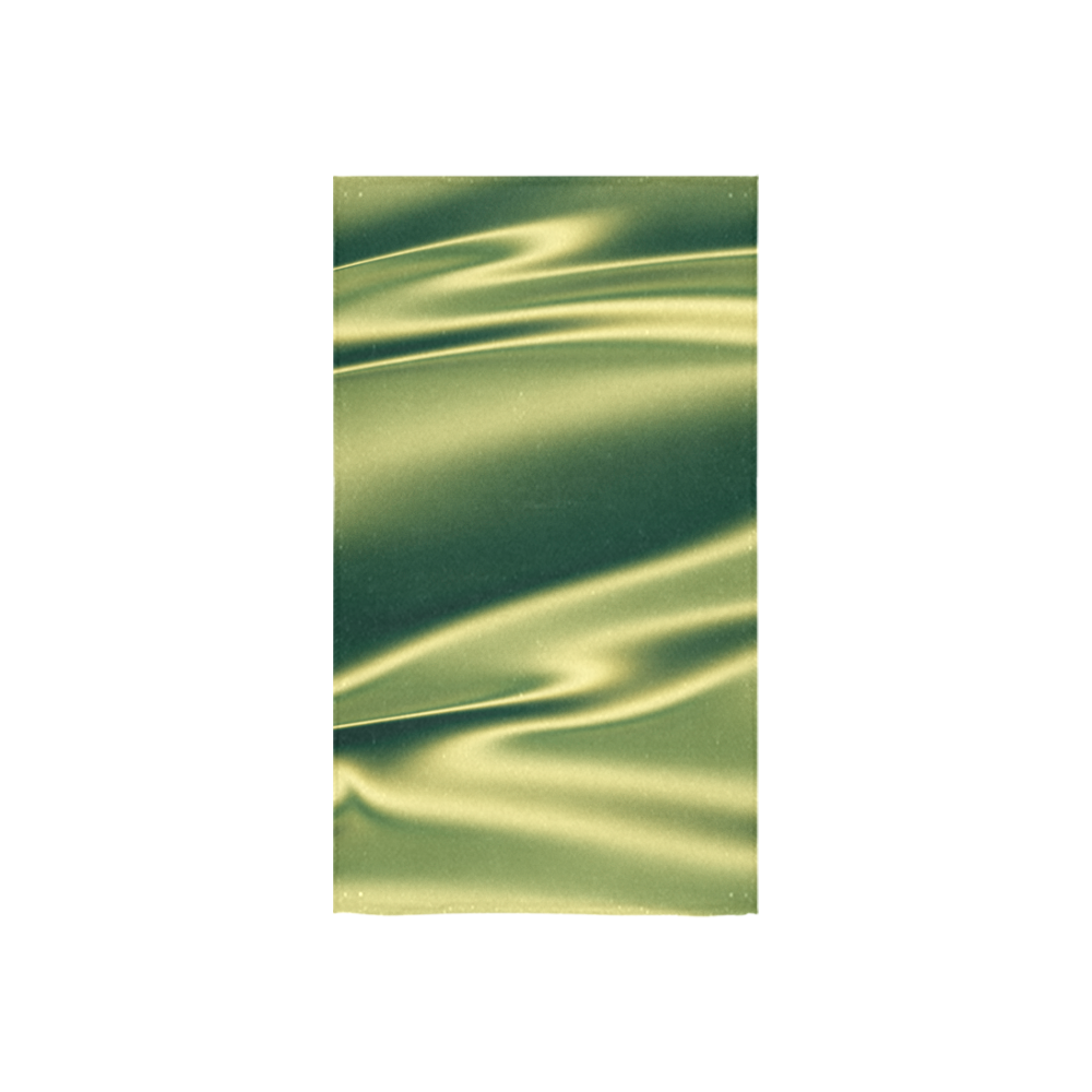Green satin 3D texture Custom Towel 16"x28"
