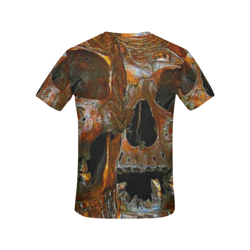 Made Of Bones Creepy All Over Print T-Shirt for Women (USA Size) (Model T40)