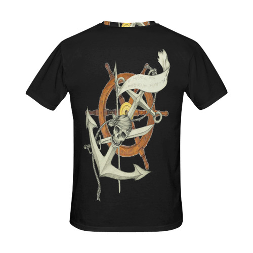 Pirates Of The Oceans All Over Print T-Shirt for Men (USA Size) (Model T40)