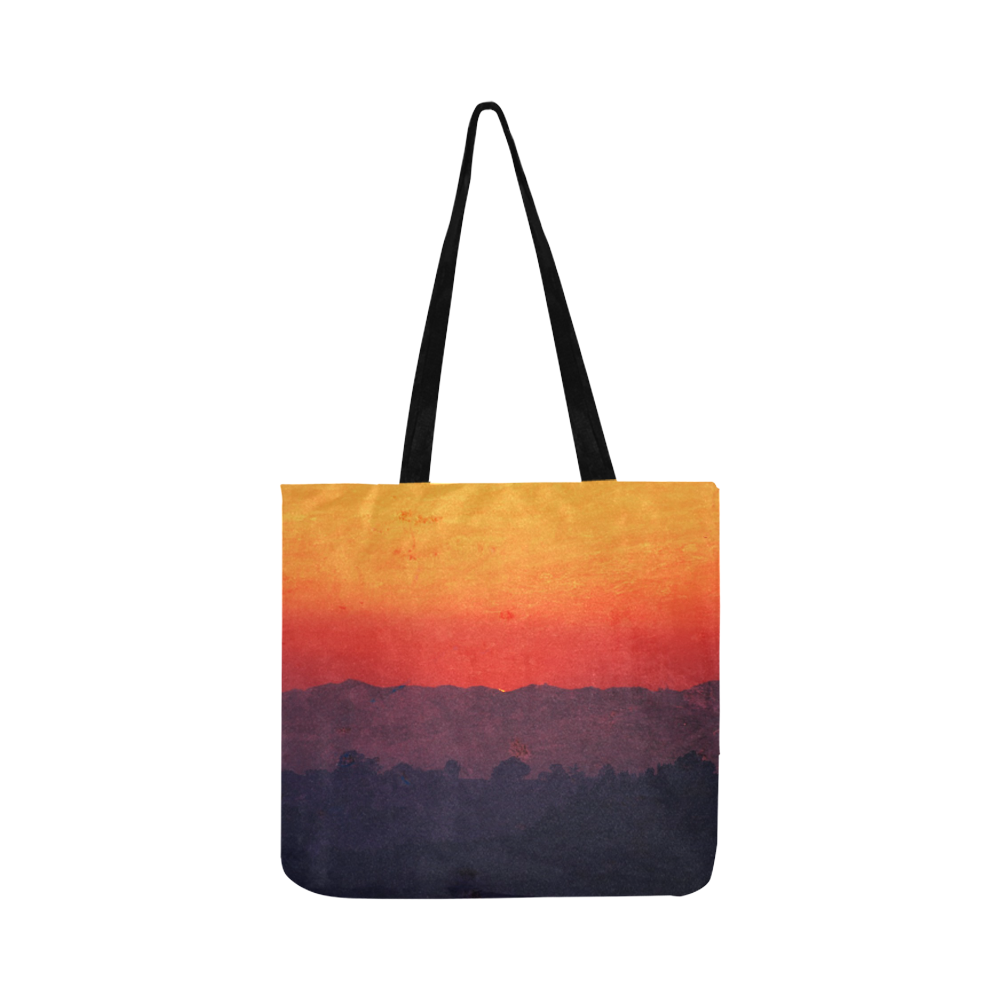 Five Shades of Sunset Reusable Shopping Bag Model 1660 (Two sides)