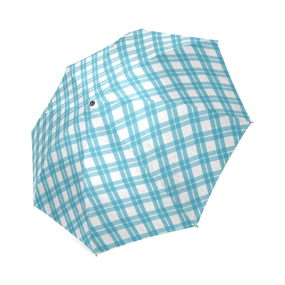 Plaid Foldable Umbrella (Model U01)