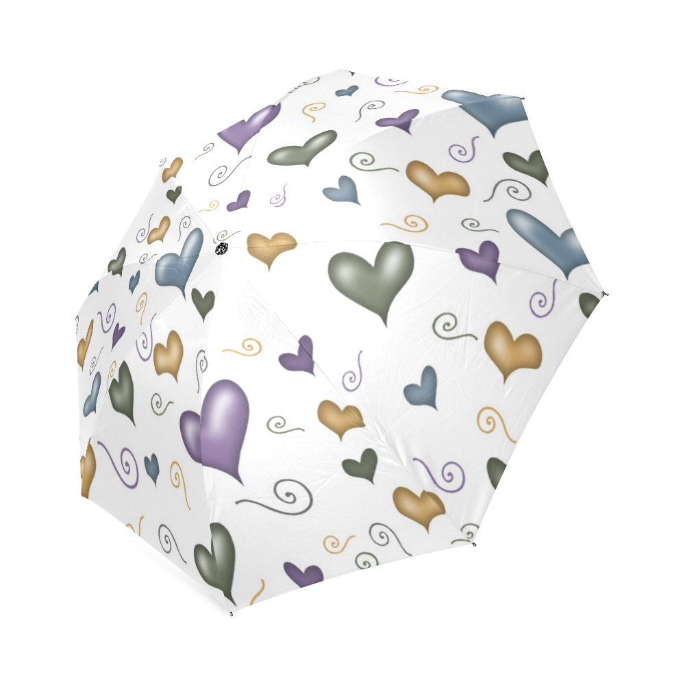 Heart Foldable Umbrella (Model U01)