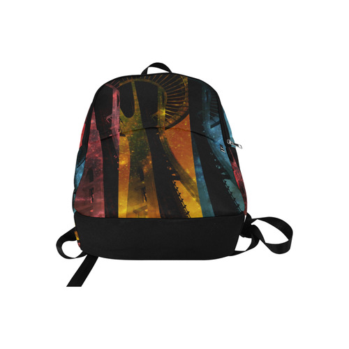 Seattle Space Needle Three Stripes Fabric Backpack for Adult (Model 1659)