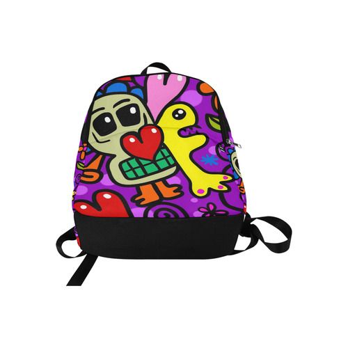 le abstract Fabric Backpack for Adult (Model 1659)