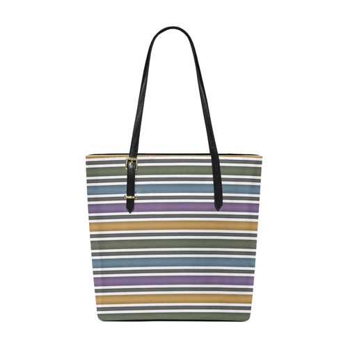 Stripe Euramerican Tote Bag/Small (Model 1655)