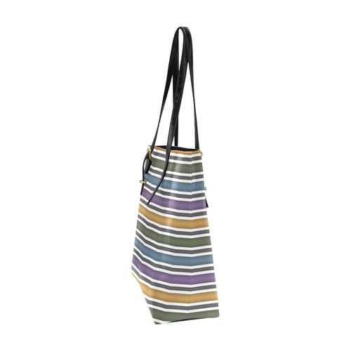 Stripe Euramerican Tote Bag/Small (Model 1655)