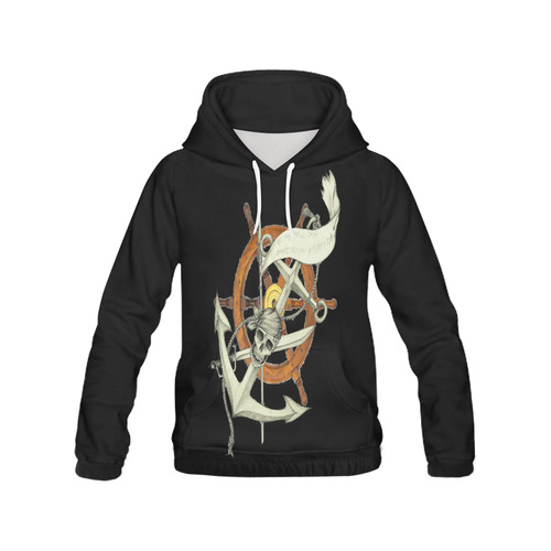 Pirates Of The Oceans All Over Print Hoodie for Men (USA Size) (Model H13)