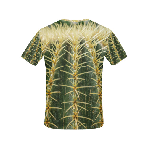 Photography Art - Cactus green yellow All Over Print T-Shirt for Women (USA Size) (Model T40)