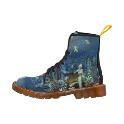 Underwater wold with mermaid Martin Boots For Men Model 1203H