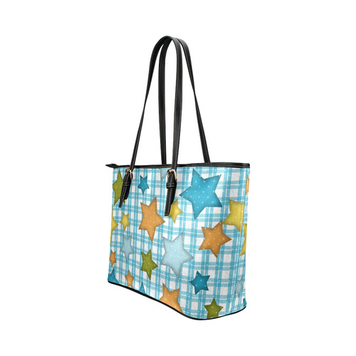 Star Paper Leather Tote Bag/Small (Model 1651)