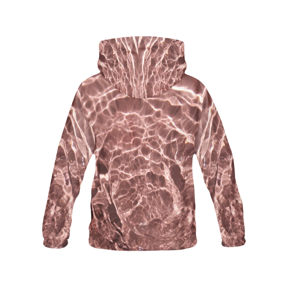 blush dip All Over Print Hoodie for Women (USA Size) (Model H13)