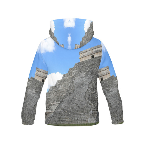 Chichen Itza All Over Print Hoodie for Men (USA Size) (Model H13)