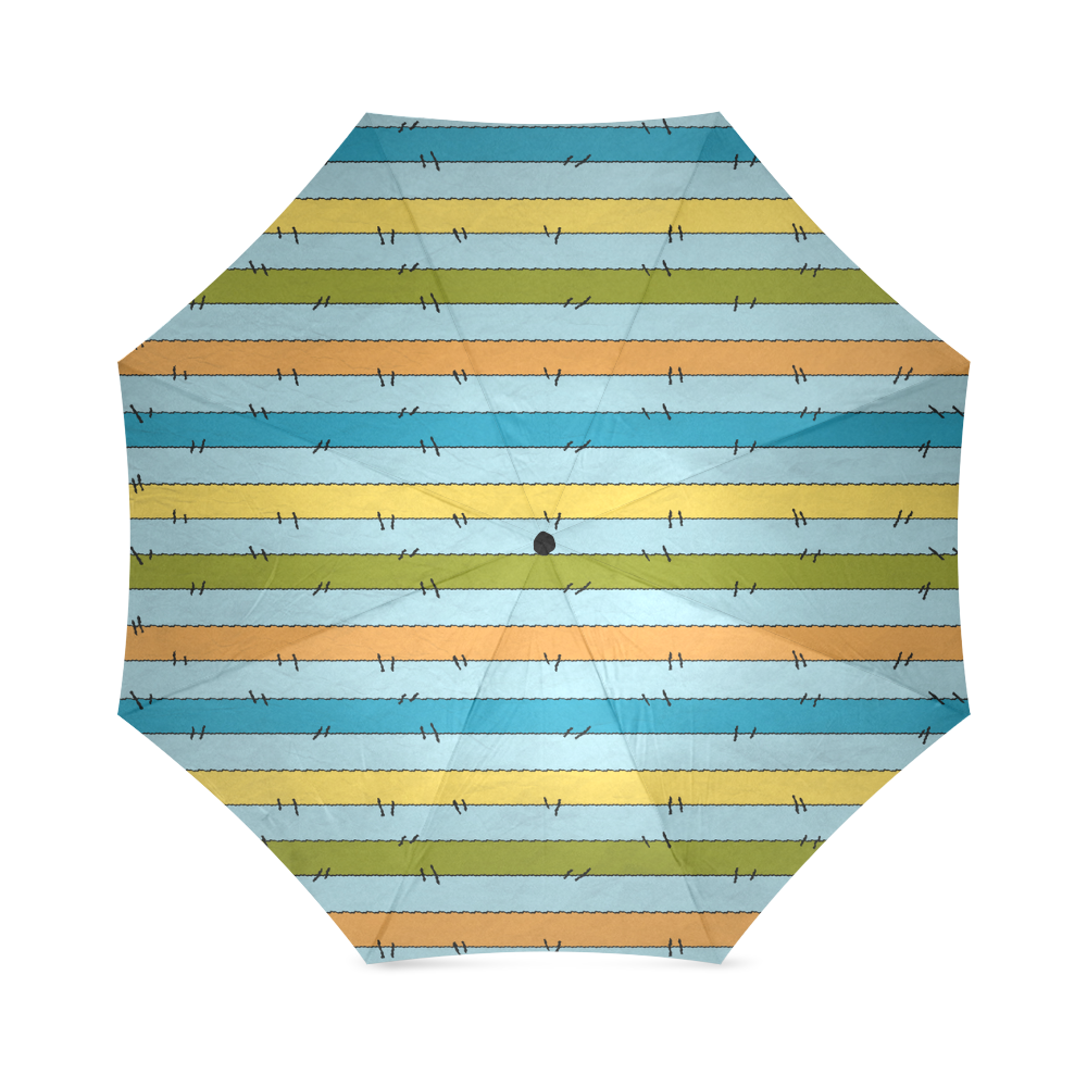 Stripe Multi Foldable Umbrella (Model U01)