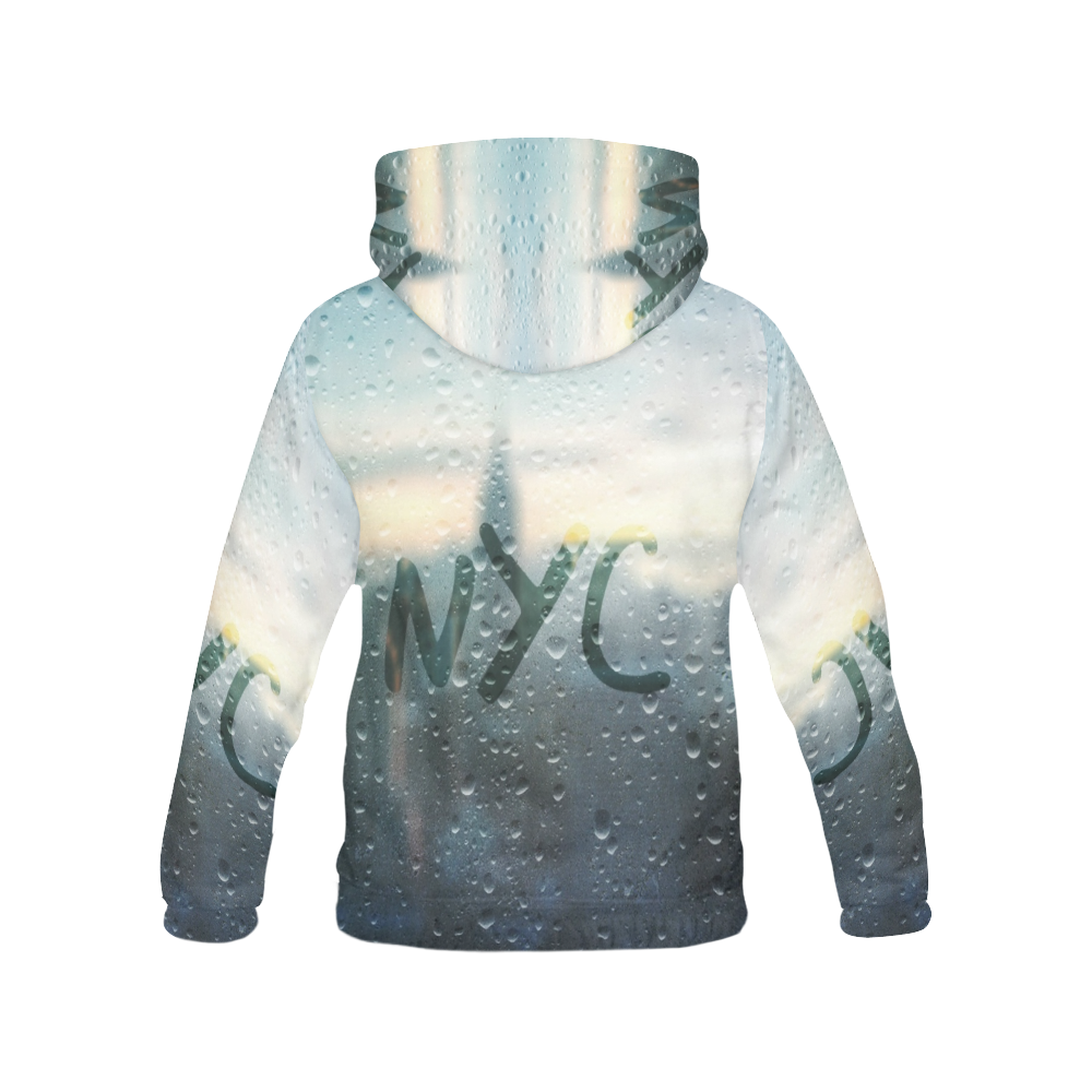 Rainy Day in NYC All Over Print Hoodie for Men (USA Size) (Model H13)