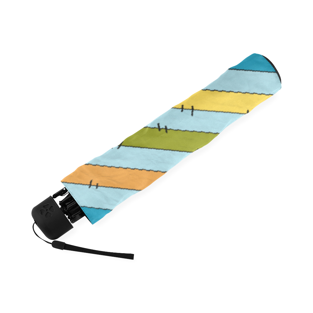 Stripe Multi Foldable Umbrella (Model U01)