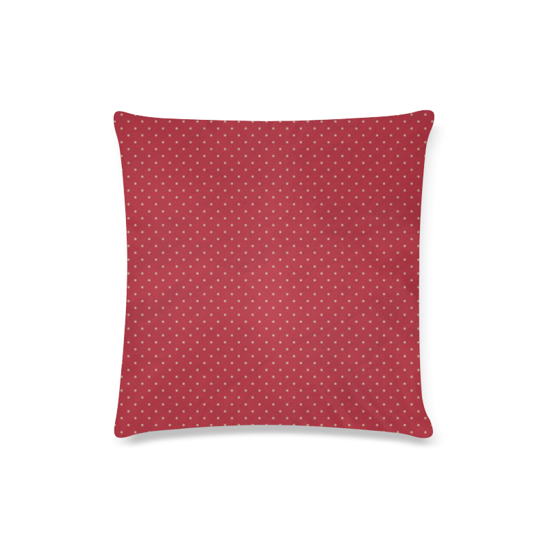 Tiny Dot Custom Zippered Pillow Case 16"x16"(Twin Sides)