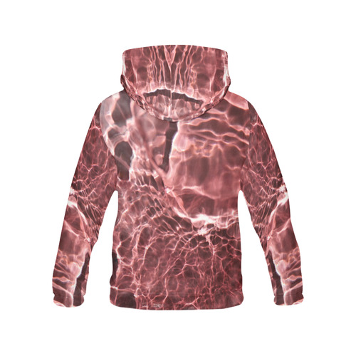 strawberry full moon All Over Print Hoodie for Women (USA Size) (Model H13)