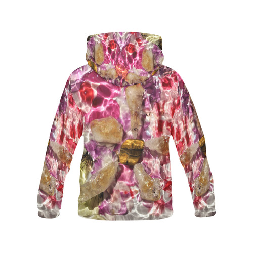 Rockstar of Spring All Over Print Hoodie for Women (USA Size) (Model H13)