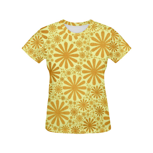 lovely shapes 716D All Over Print T-Shirt for Women (USA Size) (Model T40)