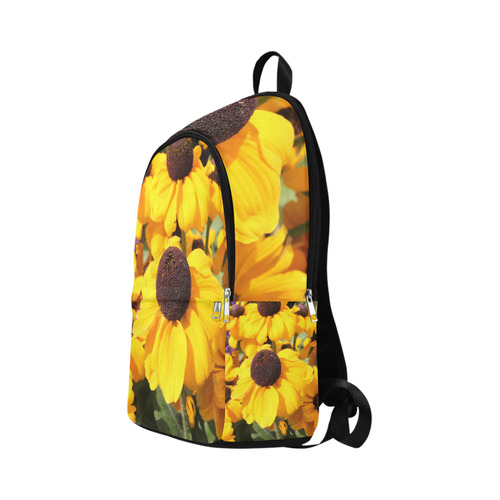 Yellow Flowers Fabric Backpack for Adult (Model 1659)