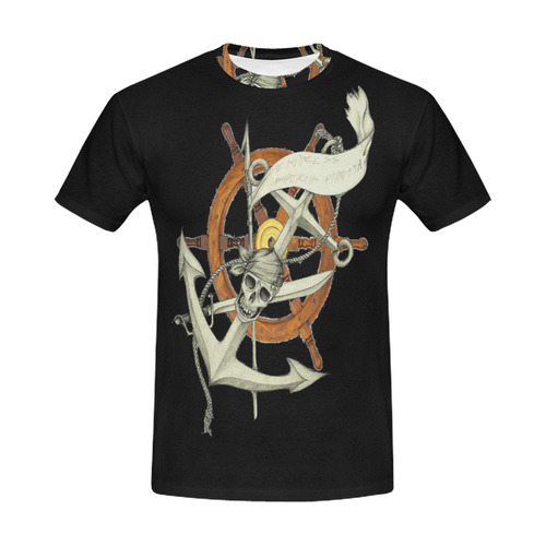Pirates Of The Oceans All Over Print T-Shirt for Men (USA Size) (Model T40)