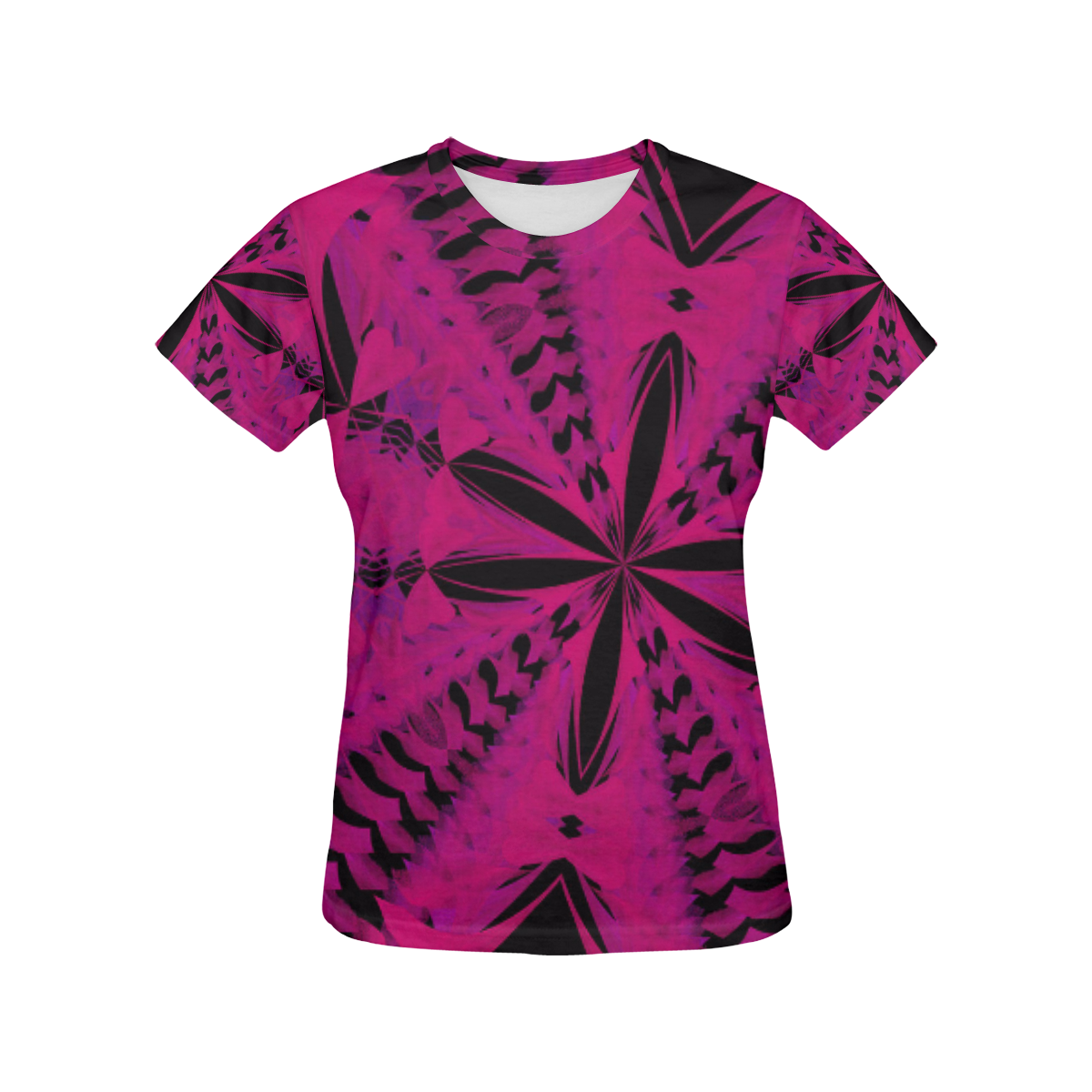 PNKWINK All Over Print T-Shirt for Women (USA Size) (Model T40)