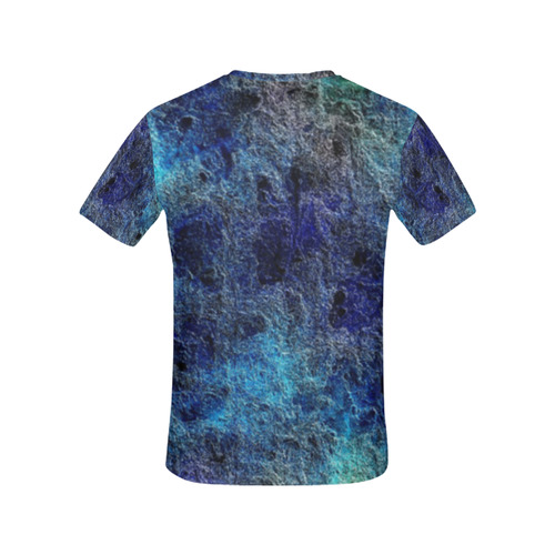 Cool Jewel Tones Abstract All Over Print T-Shirt for Women (USA Size) (Model T40)