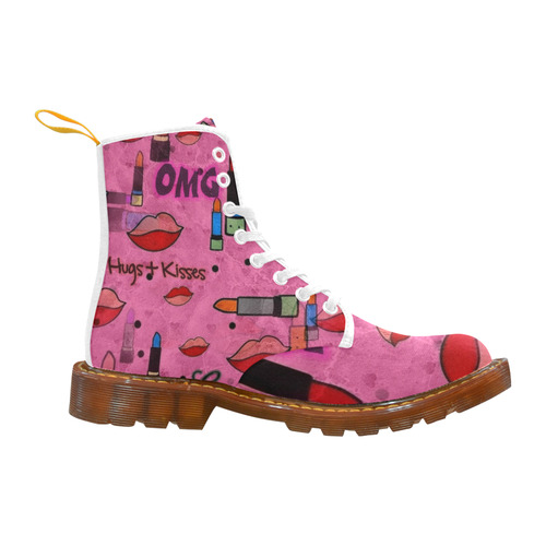 Lipstick Popart by Nico Bielow Martin Boots For Women Model 1203H