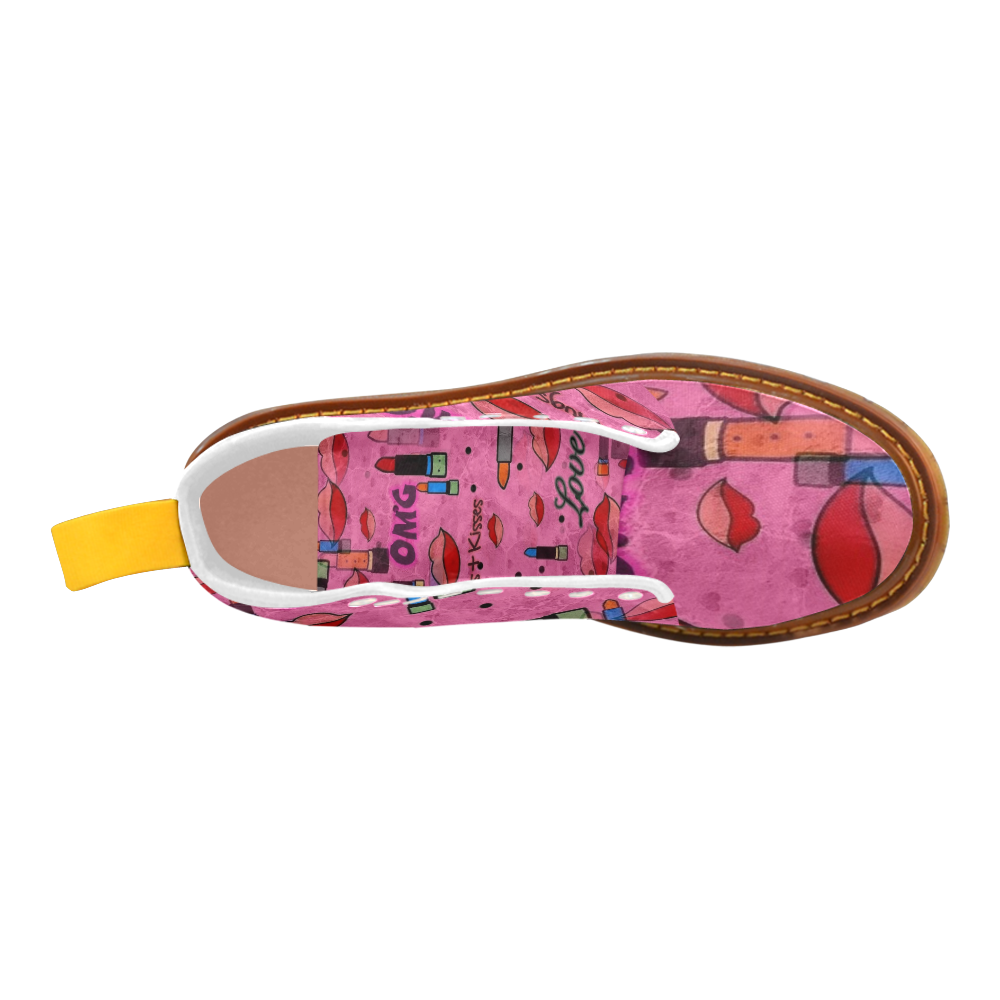 Lipstick Popart by Nico Bielow Martin Boots For Women Model 1203H