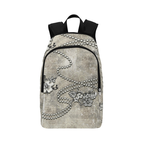 Decorative design, damask Fabric Backpack for Adult (Model 1659)