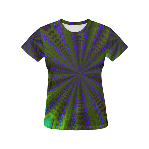 LIME TIME All Over Print T-Shirt for Women (USA Size) (Model T40)